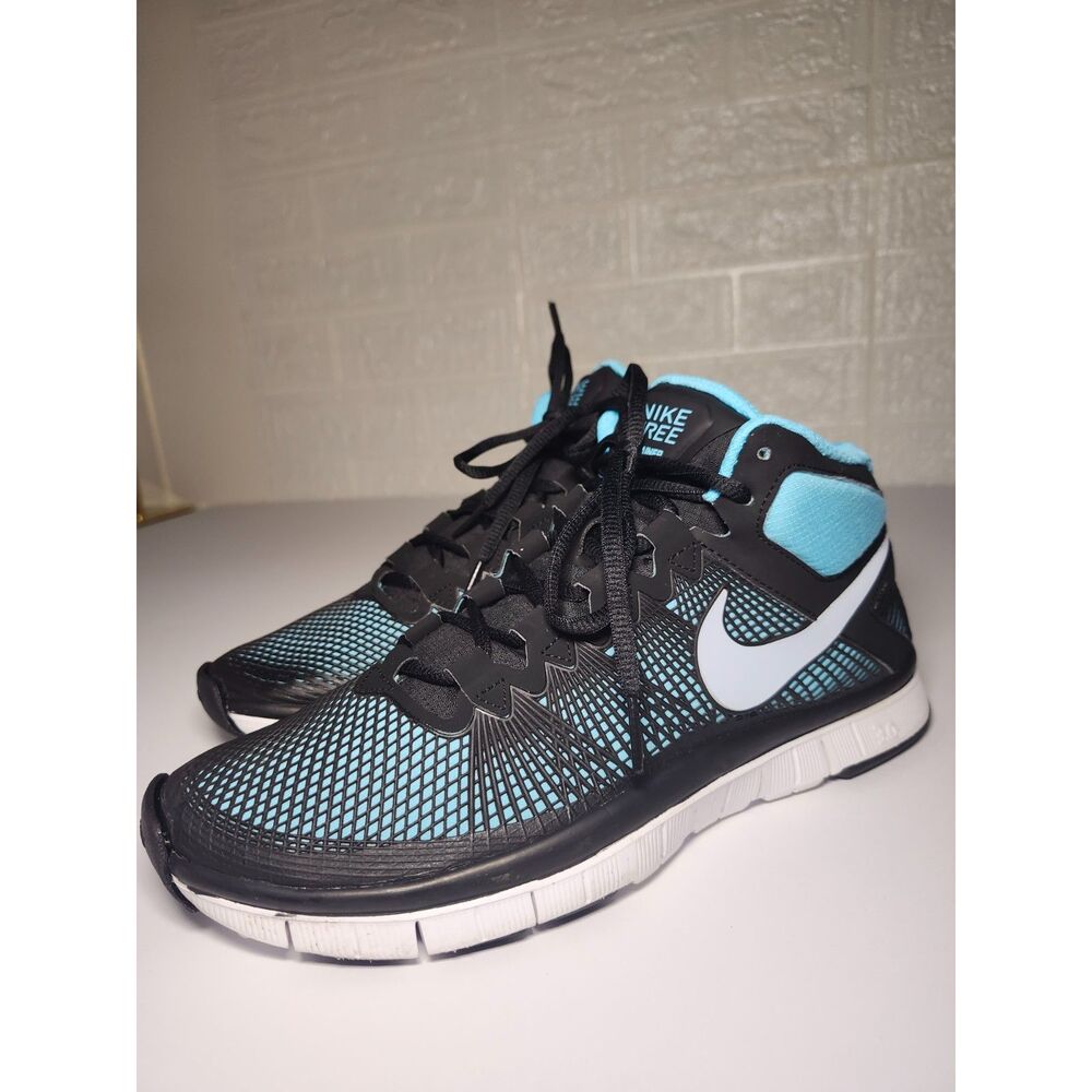 Nike Free Trainer 3.0 Men's Black Blue Sz 8 Athletic Sneaker Sporty 615994-004